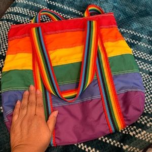 Vintage Rainbow Tote